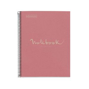 Špiralni zvezek, MiquelRius, A4, 80-listni, karo, Emotions, ECO, sivka