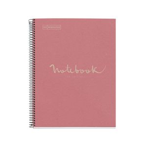 Špiralni zvezek, MiquelRius, A4, 80-listni, karo, Emotions, ECO, sivka