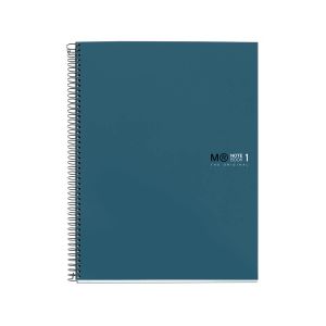 Špiralni zvezek, MiquelRius, A4, 80-listni, črtani, antibakterijski, siv