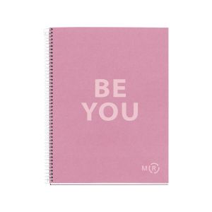 Špiralni zvezek, Miquelrius, A4, 80-listni, črtani, Be Eco, Pink
