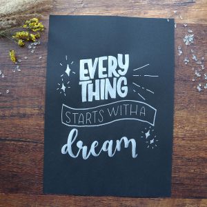 Flomastri Online, Silver Lettering, 5 kos, v kartonski embalaži