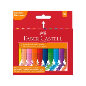 Voščenke, Faber Castell, Grip Jumbo, 12 kos