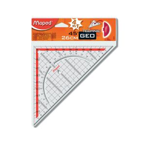 Geotrikotnik, Maped, Technic, z držalom, 26cm