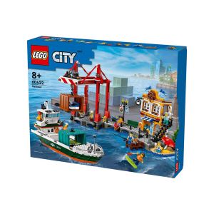 LEGO City 60422 Obmorska luka s tovorno ladjo