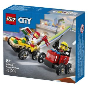 LEGO  City 60458 Paket dirkalnih vozil picopek proti gasilcu