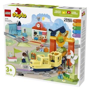 LEGO  Duplo Town 10428 Velik interaktiven skupni vlak