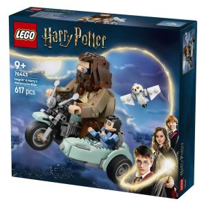 LEGO  Harry Potter 76443 Hagridova  in Harryjeva vožnja z motornim kolesom