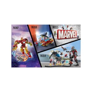 LEGO  Super Heroes 76307 Robotski oklep Iron Man proti Ultronu