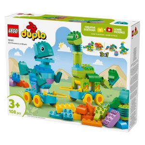 LEGO   Duplo Town 10451 3in1 Dinosaurs on Wheels