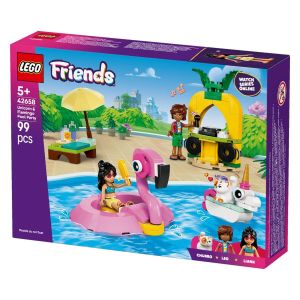 LEGO   Friends 42658 Unicorn   Flamingo Pool Party