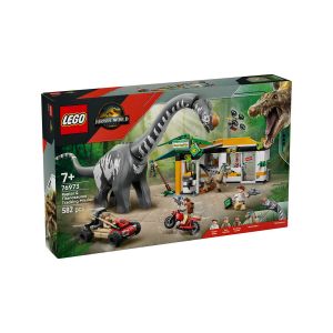 LEGO   Jurassic World 76973 Zasledovanje raptorja in titanozavra