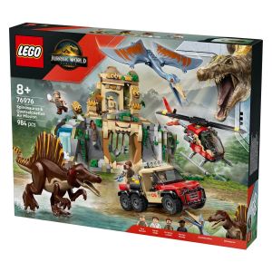 LEGO   Jurassic World 76976 Po zraku po spinozavra in quetzalcoatlusa