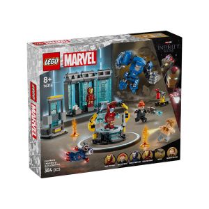 LEGO  Super Heroes 76315 Iron Manov laboratorij  Dvorana oklepov