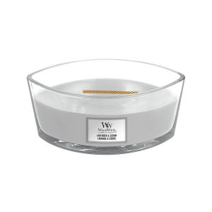 Sveča WoodWick Classic Lavender and Cedar, elipsa