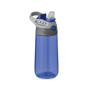 Flaška SHIKU modra, iz Tritana z zložljivim silikonskim ustnikom na pokrovčku, brez BPA, 450 ml