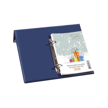 Namizni koledar, 7-dnevni, PVC, moder, 2026