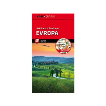 Evropa 1:1.450.000, avtokarta