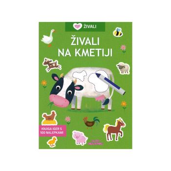 Živali na kmetiji, Knjiga iger s 100 nalepkami
