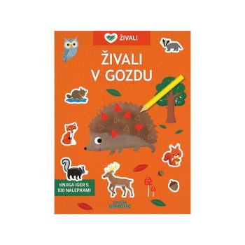 Živali v gozdu, Knjiga iger s 100 nalepkami