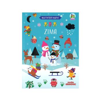 Moje svetleče nalepke-Zima