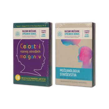 Celostni razvoj otroških možganov + Možganologija starševstva, set