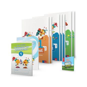 Lili in Bine 1, mali komplet medpredmetnih samostojnih delovnih zvezkov