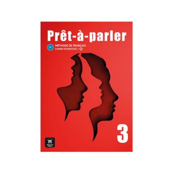 Pret-a-parler 3, delovni zvezek s kodo za dostop do espace virtuel za francoščino kot 2.tuji jezik