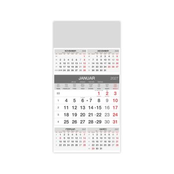 Stenski koledar, 5 mesečni lepljen, 2027, 201274, 30 x 48