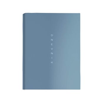 Dnevnik, SCRIBE, 14,6 x 24,3 cm, črte, 192 strani, 80g beli papir, moder, 2027