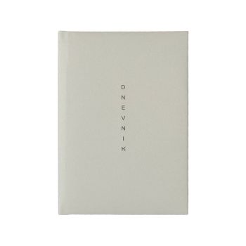 Dnevnik, SPARKLE, 14,6 x 24,3 cm, črte, 192 strani, 80g beli papir, srebrn, 2027