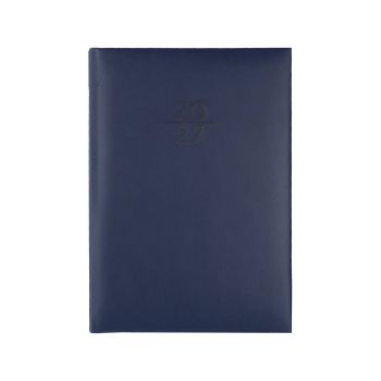 Dnevnik, z datumi, 17,2 x 24,3 cm, črte, 384 strani, 80g beli papir, modra, 2027