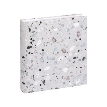 Album Terrazzo, 30 x 30 cm, kamnito siv
