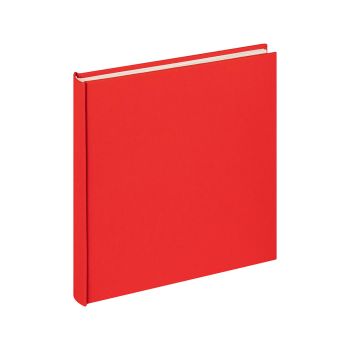 Platnen album, 26 x 25 cm, rdeč