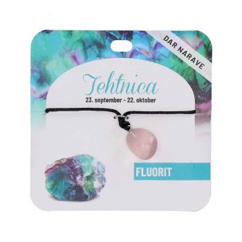 Obesek Zodiak, fluorit