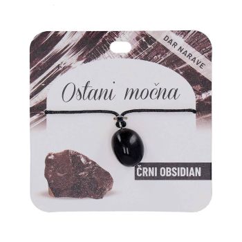 Obesek Želja, obsidian