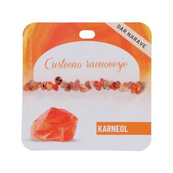 Zapestnica Želja, karneol