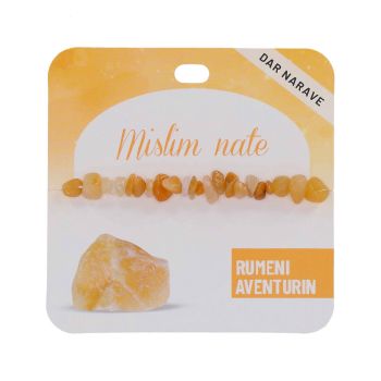 Zapestnica Želja, rumeni aventurin