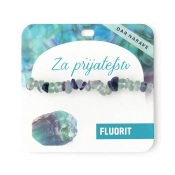 Zapestnica Želja, fluorit