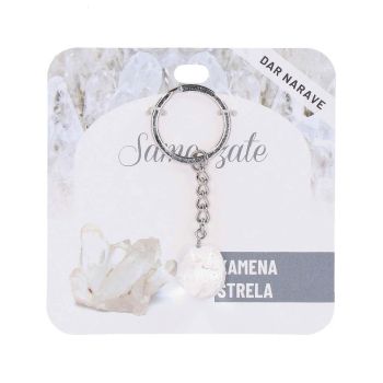 Obesek za ključe Želja, kamena strela