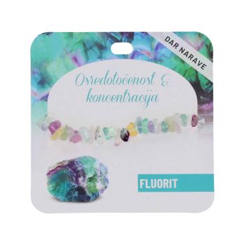 Zapestnica Zdravje, fluorit