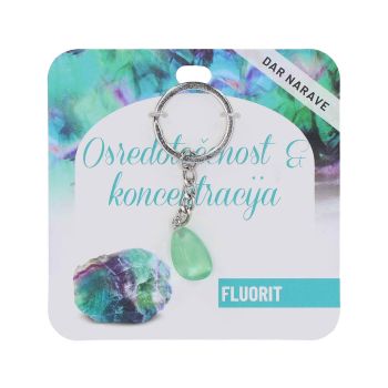 Obesek za ključe Zdravje, fluorit