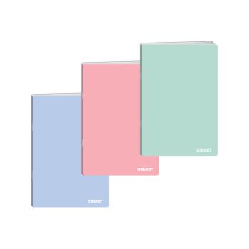 Zvezek, Street, A5, 42-listni, črtani, različni motivi Pastel