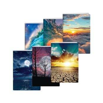 Zvezek A4, 52 listni, črtan 9mm, Sky, New Design