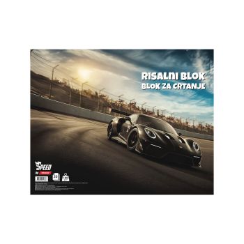 Risalni blok, Target, A3, 20-listni, različni motivi Speed
