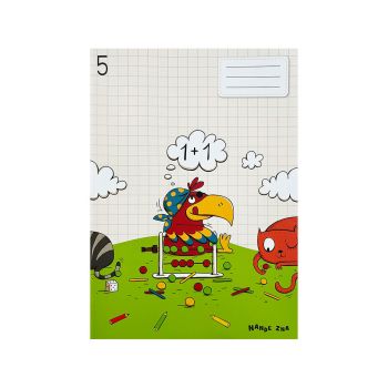Zvezek Nande zna A4 karo 1 cm s številkami