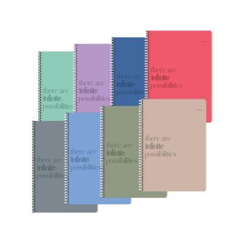 Špiralni zvezek, Infinity, A4, 120-listni, karo