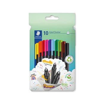 Flomastri, Staedtler, Triplus Fineliner, 10 kos, kartonska embalaža