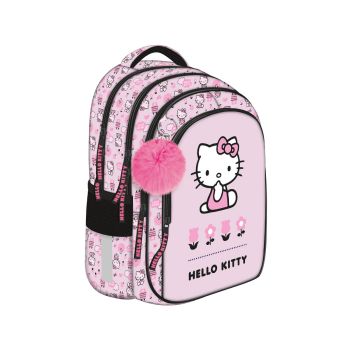Šolski nahrbtnik 16", roza, HELLO KITTY