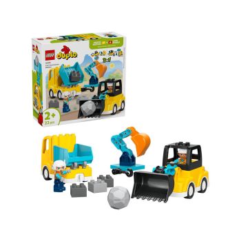LEGO  Duplo Town 10475 3v1 Gradbena vozila