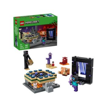 LEGO  Minecraft 21584 Potovanje skozi portala Nether in End